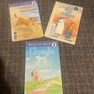 Hardcover Children's Book Bundle: Brave Norman, Mac and Cheese & Clouds